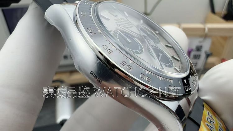 159.7克超级配重！ARF白金水泥灰胶迪4131机芯详细评测-第6张图片