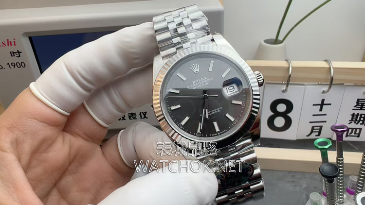 VS厂最强对手出现！V厂劳力士日志41mm评测，这细节无敌了-第1张图片