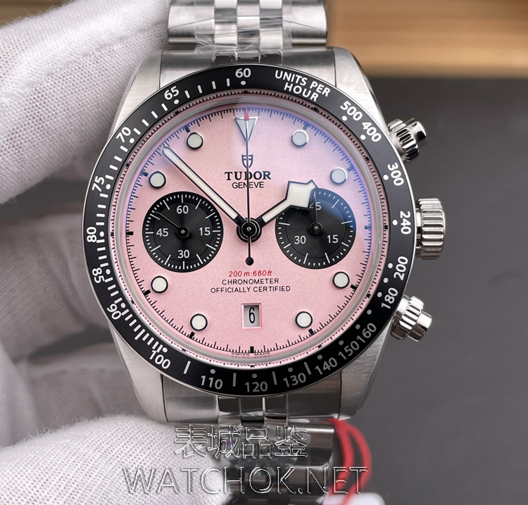 周杰伦都爱的配色！ZF碧湾计时粉面款详细拆解评测-第2张图片