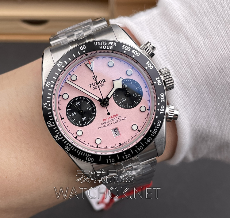 周杰伦都爱的配色！ZF碧湾计时粉面款详细拆解评测-第1张图片