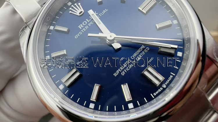 VS厂劳力士蚝式恒动莫兰迪蓝！3230机芯70小时续航实测-第3张图片