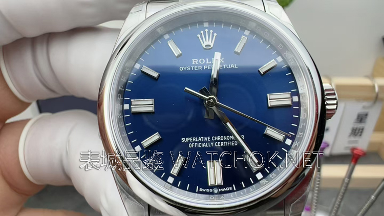 VS厂劳力士蚝式恒动莫兰迪蓝！3230机芯70小时续航实测-第2张图片