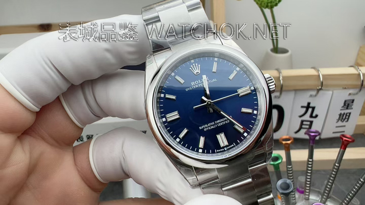 VS厂劳力士蚝式恒动莫兰迪蓝！3230机芯70小时续航实测-第1张图片