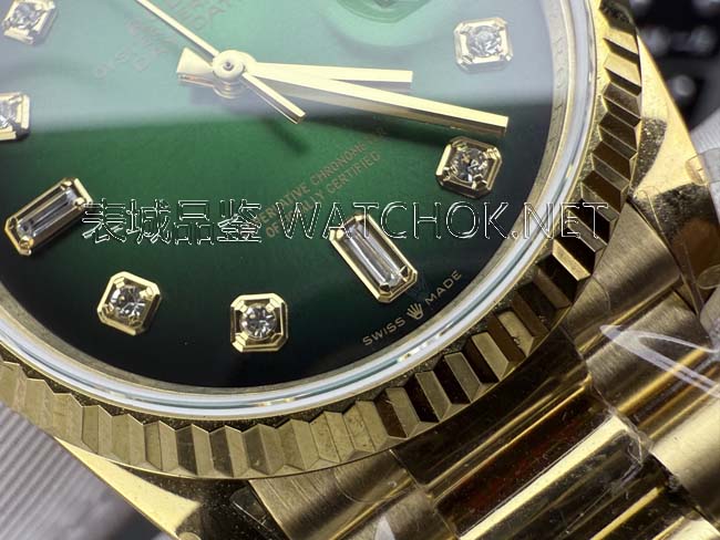配重+2836机芯！QF厂劳力士DD烟熏绿把小厂按在地上摩擦-第4张图片