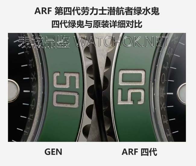 ARF厂劳力士四代绿水鬼首发！对比三代到底升级了什么？-第6张图片