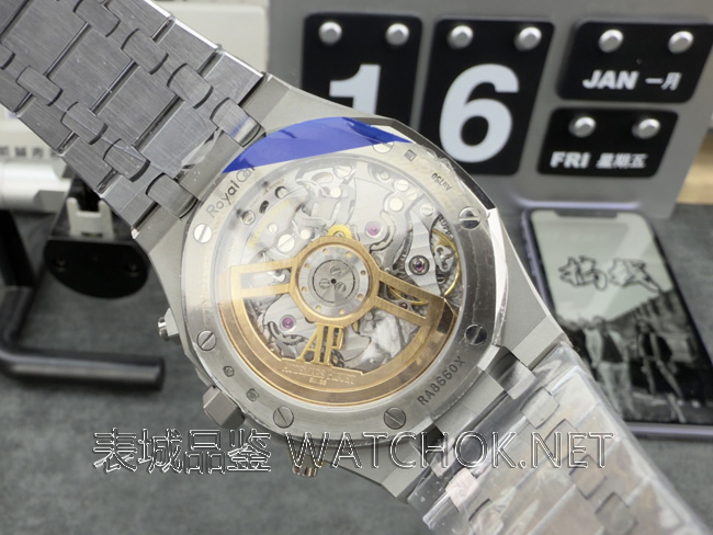 APS爱彼26240BC霜金灰盘深度评测，工艺细节全揭秘！-第8张图片