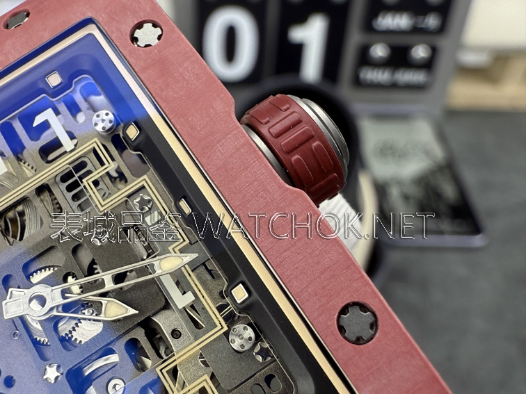 复刻理查德米尔RM16-02，真钛材质+全动齿轮机芯上手体验-第4张图片