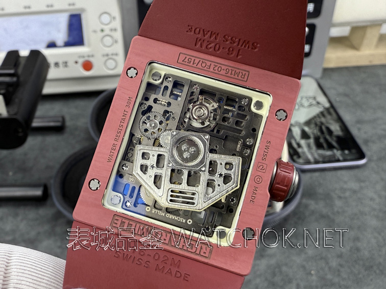 复刻理查德米尔RM16-02，真钛材质+全动齿轮机芯上手体验-第8张图片