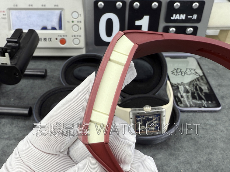 复刻理查德米尔RM16-02，真钛材质+全动齿轮机芯上手体验-第7张图片