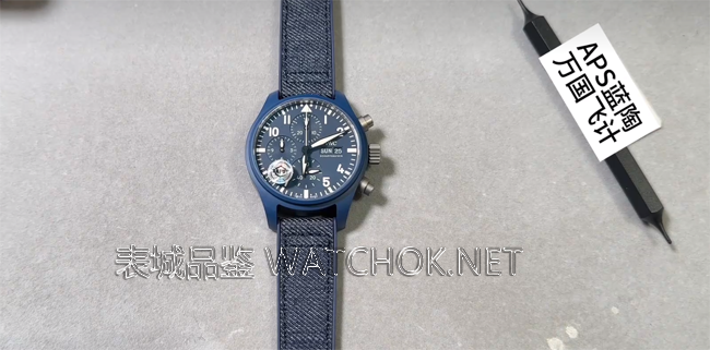 APS厂万国飞计蓝陶瓷TOPGUN计时款评测：一体机芯加持-第1张图片