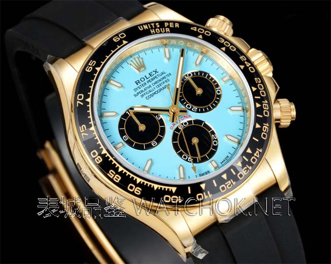 ARF厂配重绿松石蓝迪通拿评测：160克手感+丹东4131机芯-第3张图片