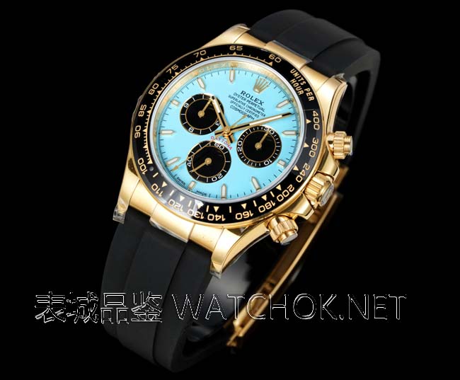 ARF厂配重绿松石蓝迪通拿评测：160克手感+丹东4131机芯-第1张图片