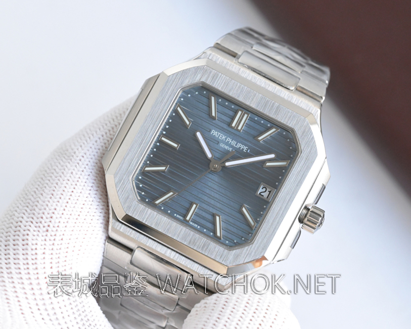 BBF厂百达翡丽7128方形鹦鹉螺,330一体机芯细节全解析-第3张图片 BBF厂百达翡丽7128方形鹦鹉螺,330一体机芯细节全解析-第3张图片