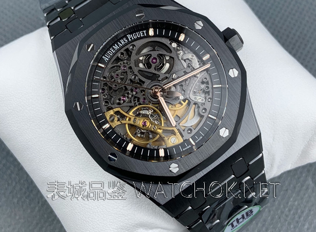 THB厂爱彼15416SE黑陶瓷41mm镂空一体机完整测评-第4张图片