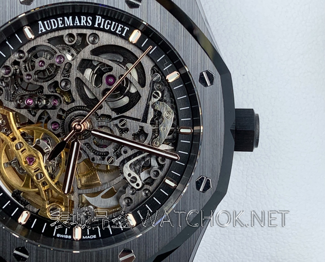 THB厂爱彼15416SE黑陶瓷41mm镂空一体机完整测评-第5张图片