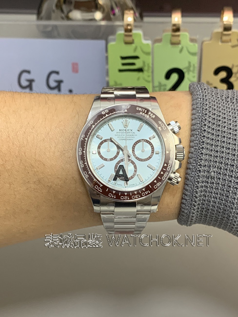 VS厂V3版劳力士冰蓝迪复刻天花板？175克配重丹东4131稳定耐用-第1张图片