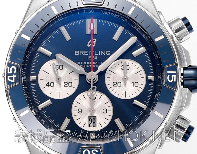 BLS百年灵超级机械计时44mm复刻，独家陶瓷圈+70小时动力-第3张图片