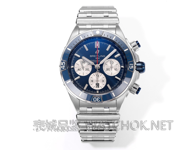 BLS百年灵超级机械计时44mm复刻，独家陶瓷圈+70小时动力-第1张图片