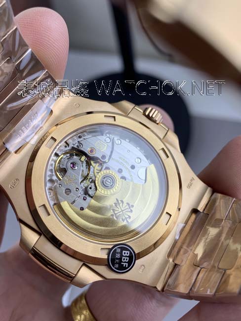 BBF厂鹦鹉螺5711玫瑰金深度评测：做工完胜3K厂？-第5张图片